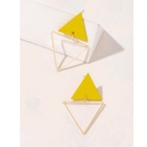 Double Triangle Earrings